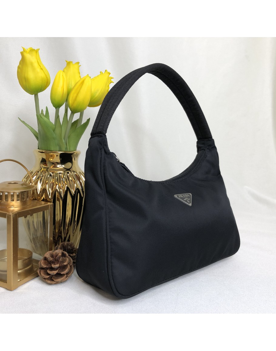 Prada Reedition Mini Nylon Hobo Bag Literacy Basics